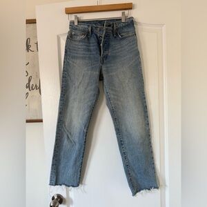 Levi's High Rise Cropped Wedgie Jean - Size 26/2